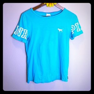 Pink Victoria secret turquoise tee